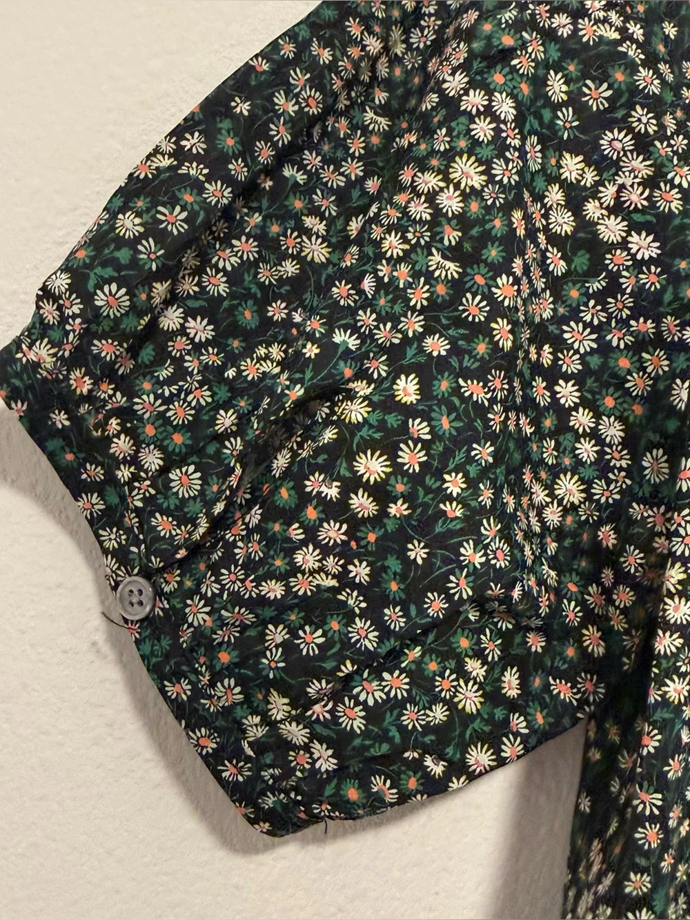 J. Crew Cotton Liberty Fabric Short Sleeve Dress Delilah Pockets Size XS Tall